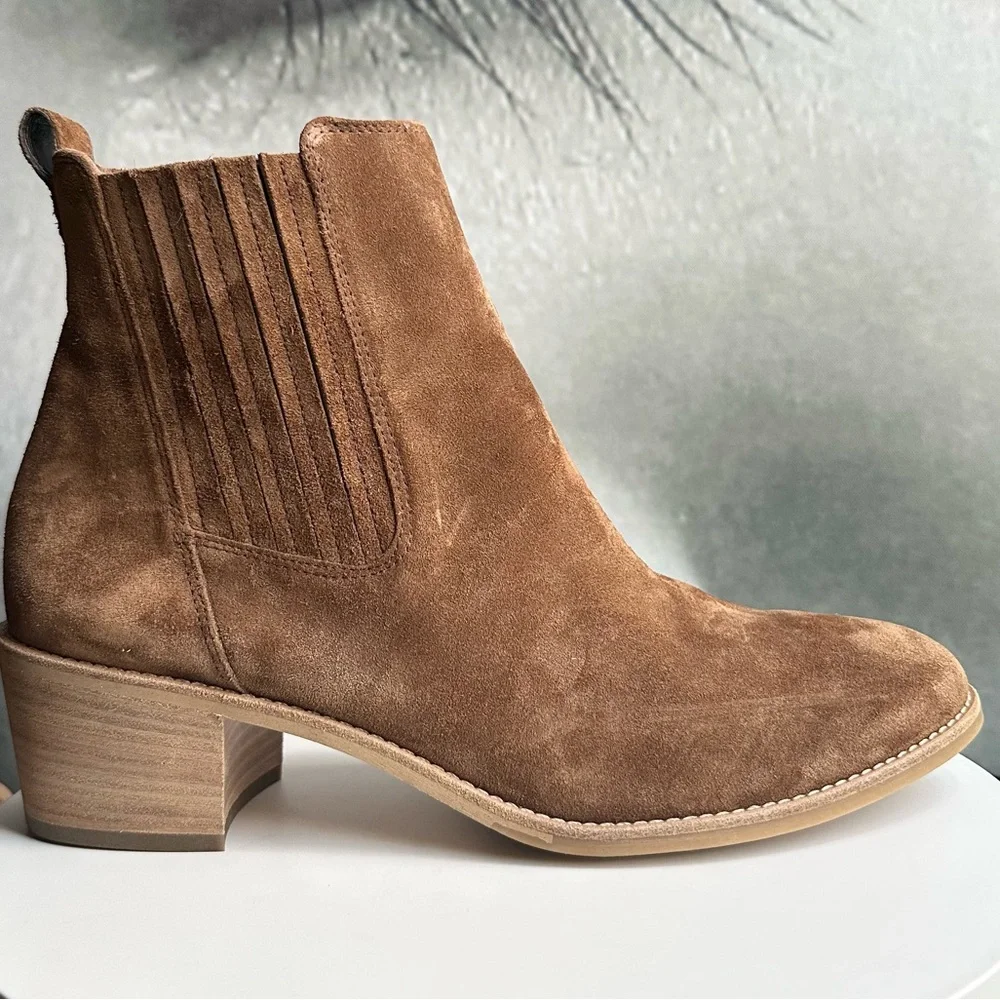 🌸PAUL GREEN🌸 Sante Zip Suede Bootie Size: 7.5UK - Picture 2 of 11